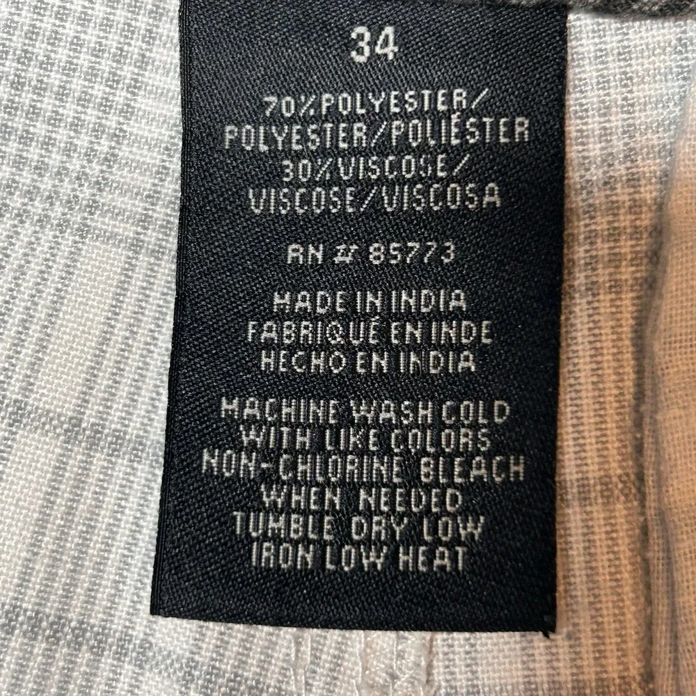 O'Neill Shorts Men's 34 Chino White Plaid‎ Mid Rise Outdoor Casual Flat Front